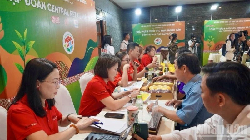 40 doanh nghiệp, hợp tác xã tỉnh Gia Lai kết nối tiêu thụ hàng hóa
