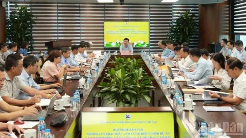 Phương án khai thác phục vụ điều chỉnh dự án cải tạo, nâng công suất mỏ than Cao Sơn