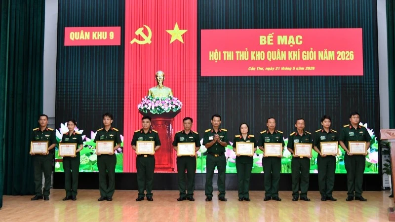 Quân khu 9: Bế mạc Hội thi Thủ kho Quân khí giỏi năm 2026