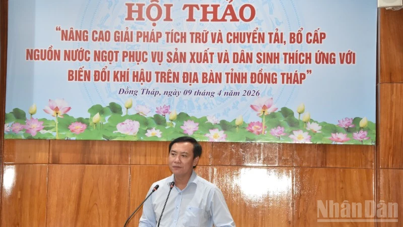 Đồng Tháp tìm giải pháp đưa nước ngọt về vùng ngọt hóa Gò Công trong mùa khô, hạn