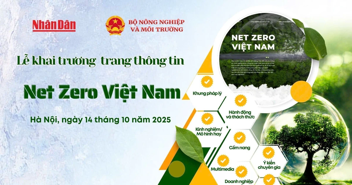 Ra mắt chuyên trang “Net Zero Việt Nam” thúc đẩy phát thải bằng 0