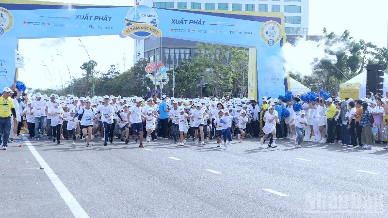 Sôi động Giải chạy S-Race Cà Mau 2026 “Vì tầm vóc Việt