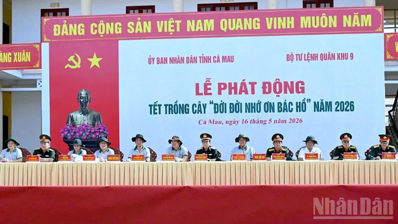 Cà Mau đồng loạt phát động “Tết trồng cây đời đời nhớ ơn Bác Hồ”