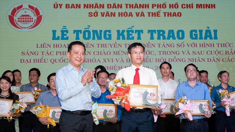 Thành phố Hồ Chí Minh: Trao giải Liên hoan tuyên truyền trên nền tảng số