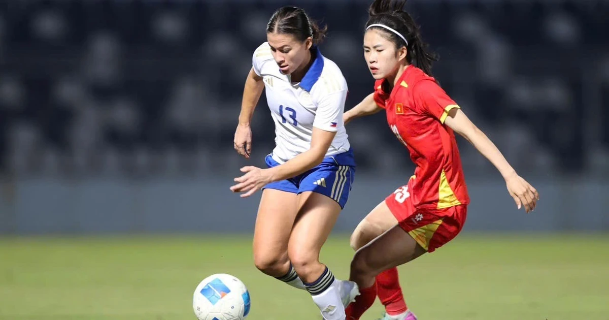 越南女足队遗憾以0-1不敌菲律宾队