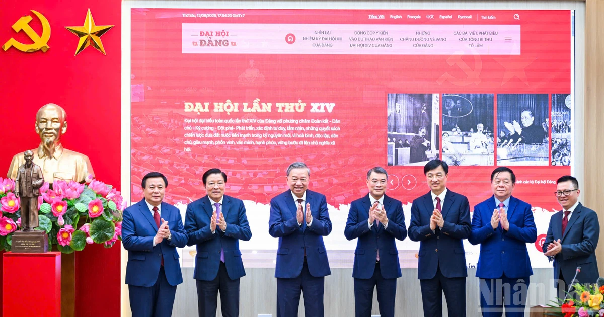 In Pictures: Special news website on 14th National Party Congress launched