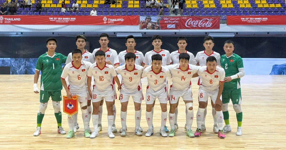 越南五人制足球队以战胜缅甸队为第33届东南亚运动会画上圆满句号