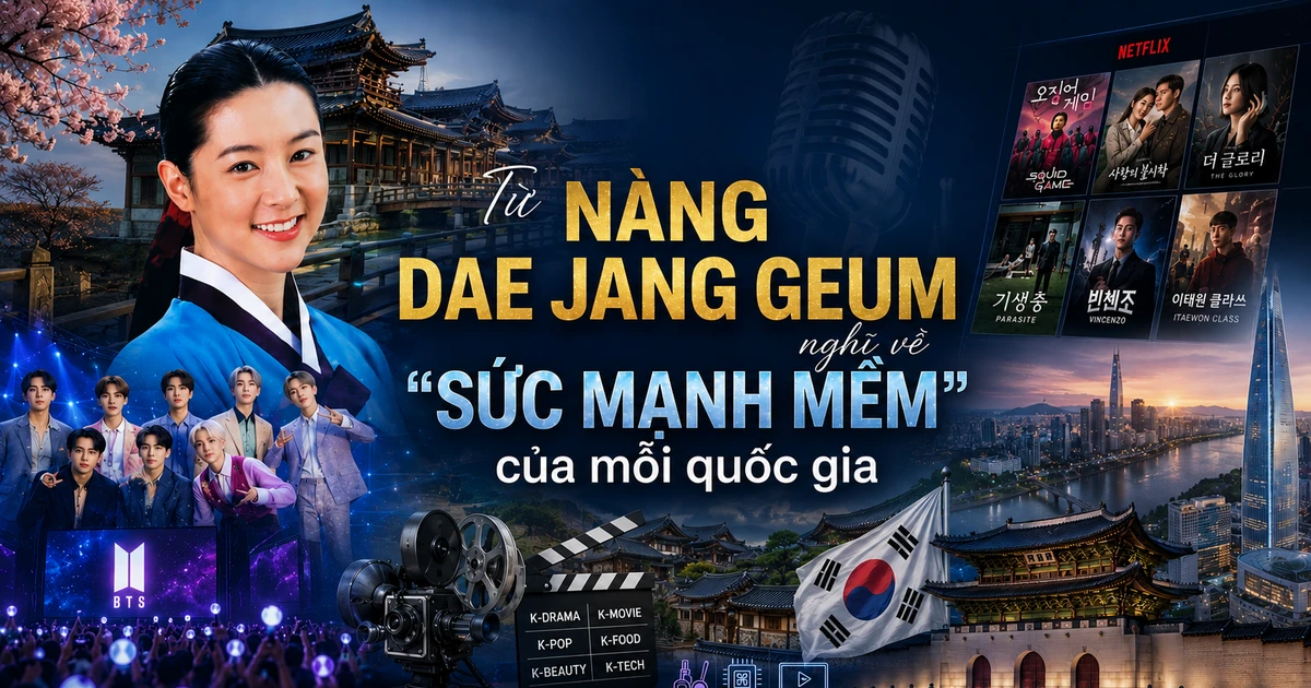 Từ "Nàng Dea Jang Geum" nghĩ về lan tỏa "sức mạnh mềm" thông qua văn hóa