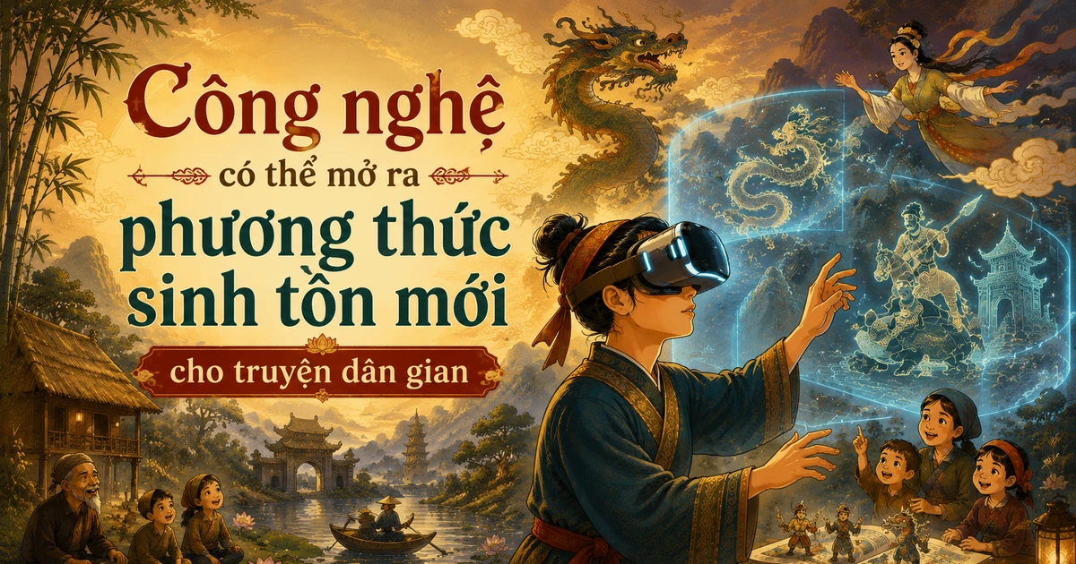Công nghệ có thể mở ra phương thức sinh tồn mới cho truyện dân gian
