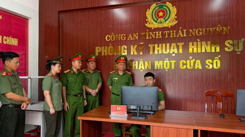 Công an Thái Nguyên ra mắt bộ phận “Một cửa số” trong công tác giám định