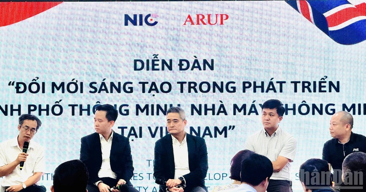 Đổi mới sáng tạo trong phát triển thành phố thông minh, nhà máy thông minh tại Việt Nam