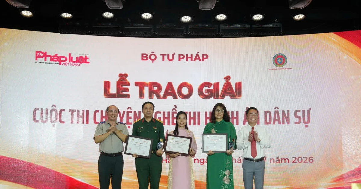 Tôn vinh các tác phẩm xuất sắc đoạt giải về chuyện nghề thi hành án dân sự
