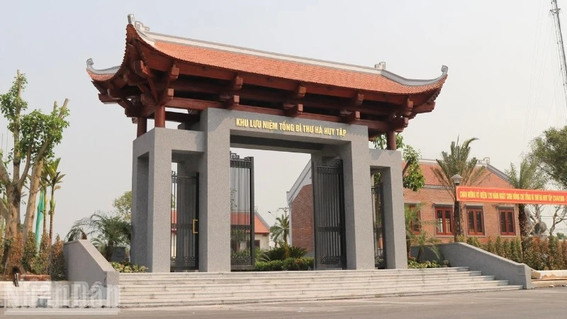 Khu di tích Tổng Bí thư Hà Huy Tập - "Địa chỉ đỏ" giáo dục truyền thống cách mạng