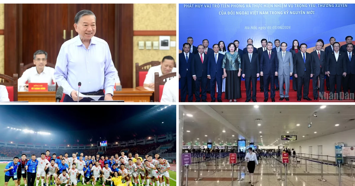 Tin nổi bật ngày 4/8: Thông báo kết luận của Tổng Bí thư, Chủ tịch nước tại Phiên họp Ban Chỉ đạo Trung ương thực hiện Nghị quyết số 57-NQ/TW; Thủ tướng Lê Minh Hưng dự khai mạc Phiên toàn thể Hội nghị Ngoại giao lần thứ 33