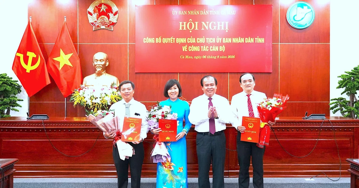 Cà Mau bổ nhiệm nhiều Phó Giám đốc Sở