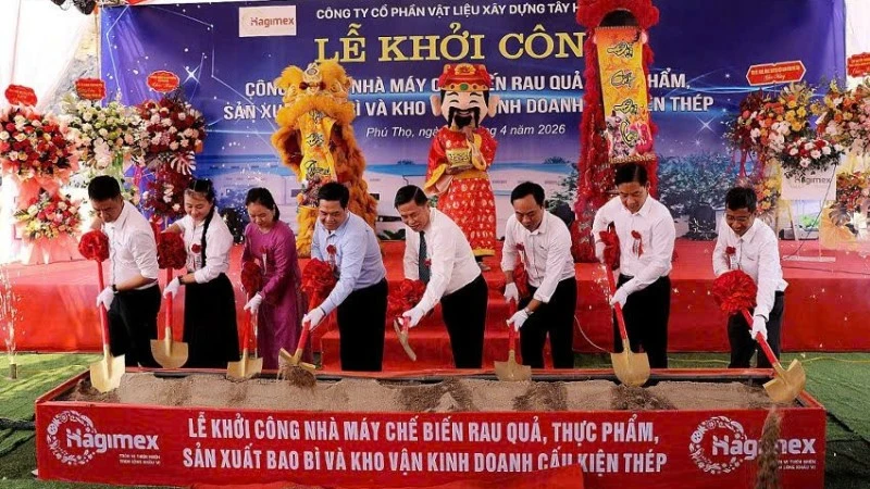 Phú Thọ khởi công xây dựng nhà máy chế biến rau quả công nghệ cao