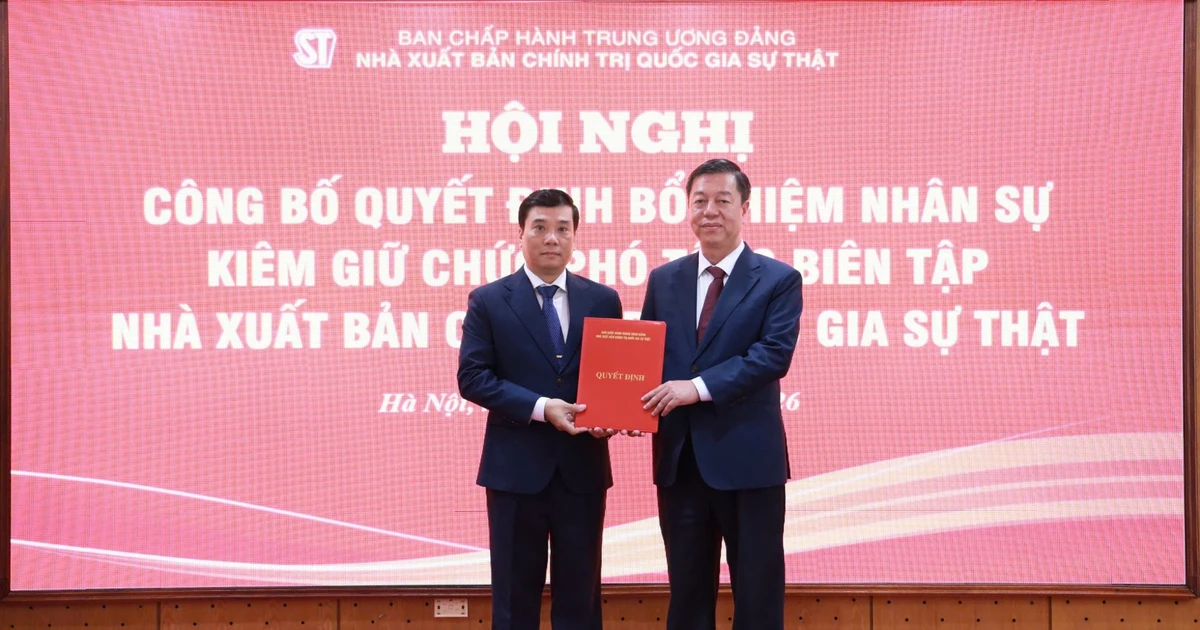 Đồng chí Nguyễn Thái Bình kiêm giữ chức Phó Tổng Biên tập Nhà xuất bản Chính trị quốc gia Sự thật