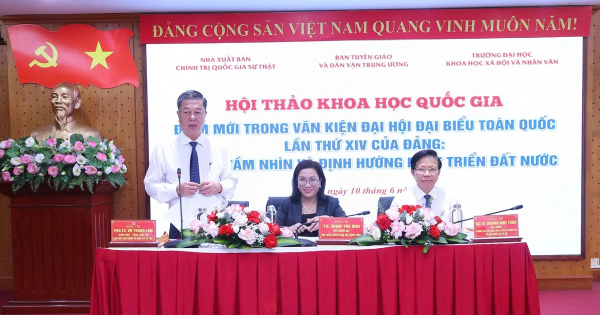 Làm rõ tư duy, tầm nhìn và định hướng phát triển đất nước trong Văn kiện Đại hội XIV của Đảng