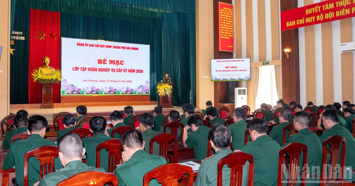 Biên phòng Hải Phòng tổ chức Hội nghị tập huấn, bồi dưỡng nghiệp vụ cấp ủy năm 2026