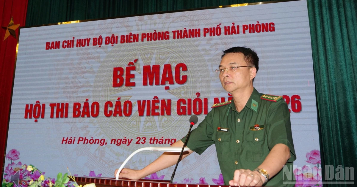 Sôi nổi Hội thi Báo cáo viên giỏi