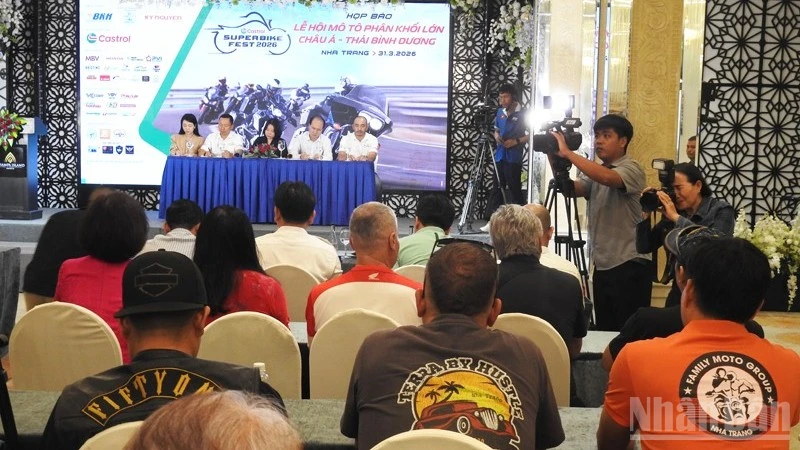 Khánh Hòa họp báo công bố Lễ hội mô-tô phân khối lớn châu Á–Thái Bình Dương Castrol Superbike Fest 2026