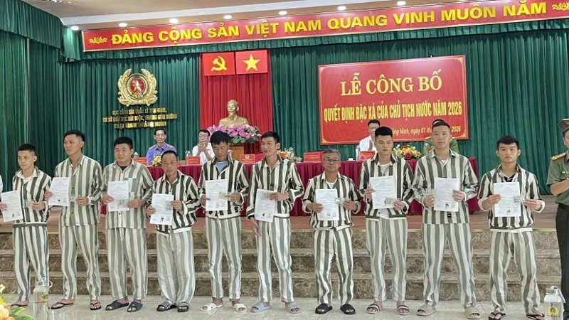 Quảng Ninh: Công bố Quyết định đặc xá năm 2026
