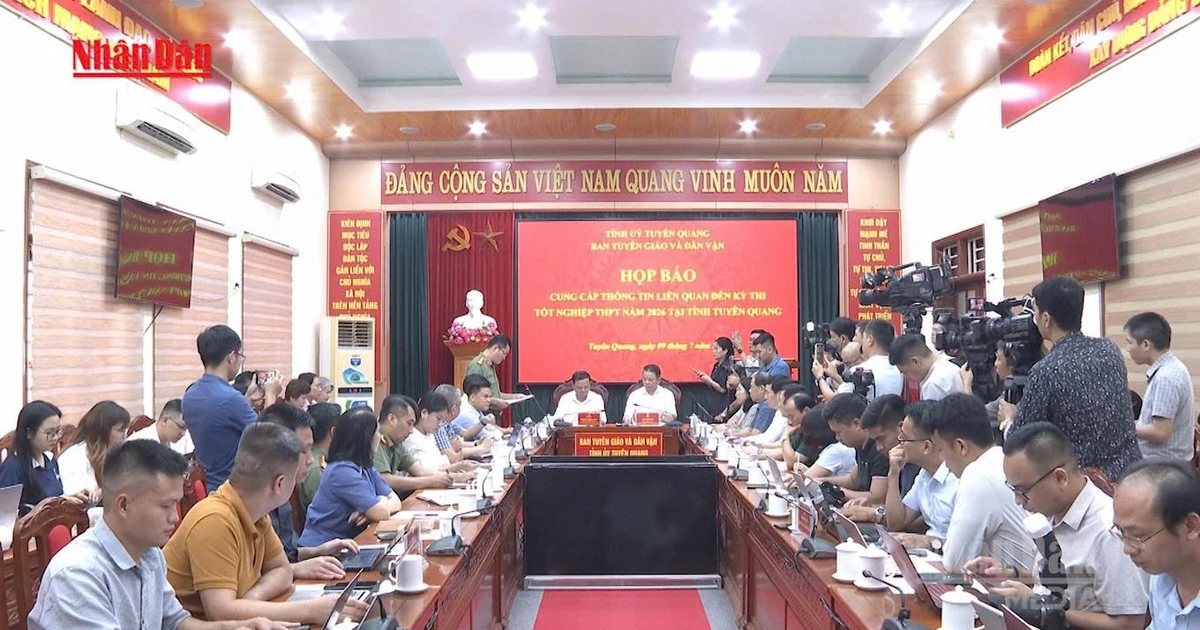 [Video] Khởi tố 4 đối tượng liên quan đến Kỳ thi tốt nghiệp THPT năm 2026 tại Tuyên Quang