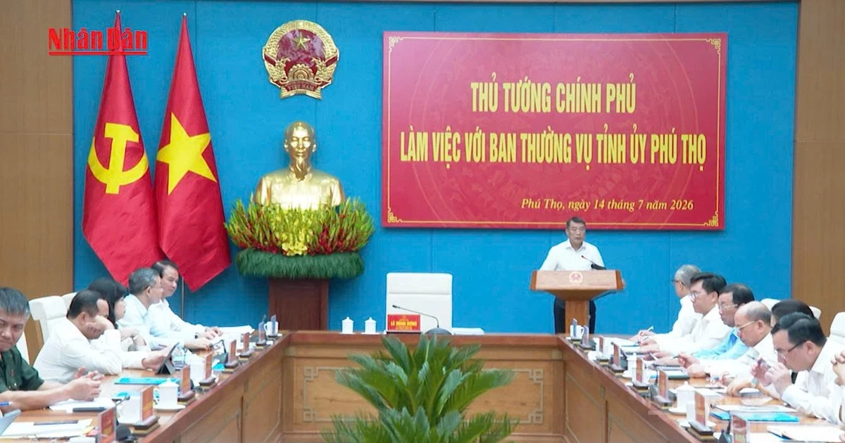 [Video] Thủ tướng Lê Minh Hưng: Phấn đấu đưa Phú Thọ trở thành "thủ phủ" công nghiệp của cả nước