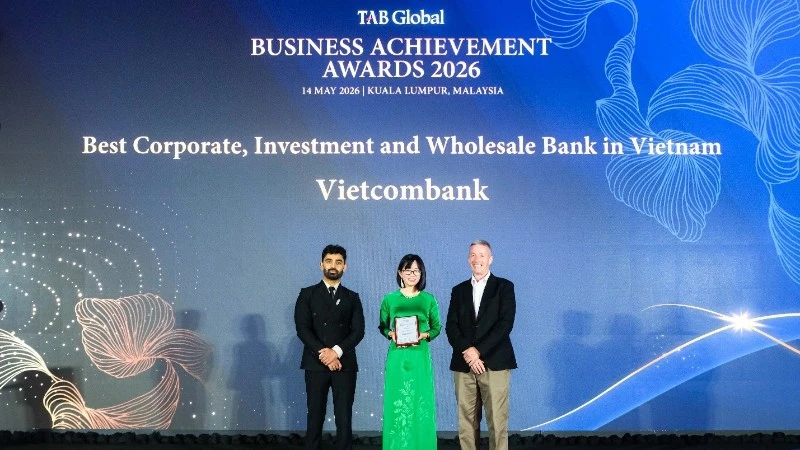 Vietcombank khẳng định vị thế dẫn đầu với 7 giải thưởng quan trọng tại The Asian Banker Summit 2026