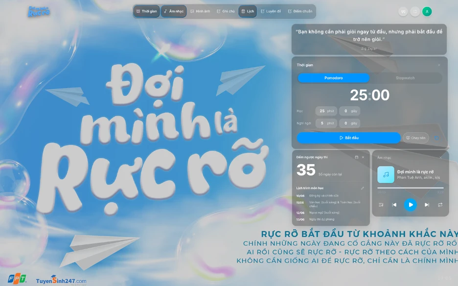 Trạm học”- nền tảng trực tuyến hỗ trợ sĩ tử mùa thi 2026
