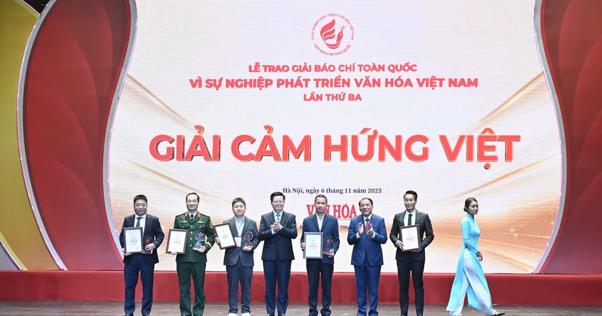 Vinh danh 98 cá nhân, tập thể xuất sắc tại Giải Báo chí toàn quốc 'Vì sự nghiệp phát triển Văn hóa Việt Nam' lần thứ 3