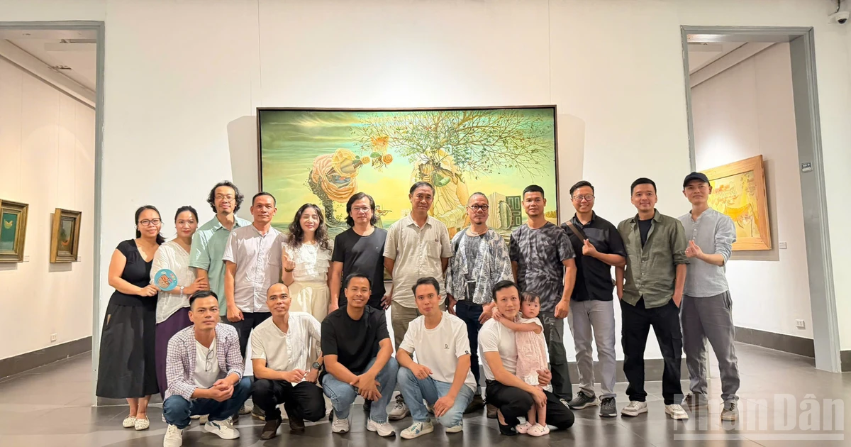 Chạm" vào những rung cảm hội họa đương đại