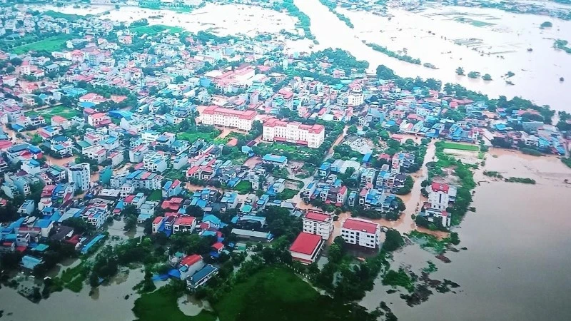 Đẩy nhanh xây dựng công trình chống lũ lụt ở Thái Nguyên