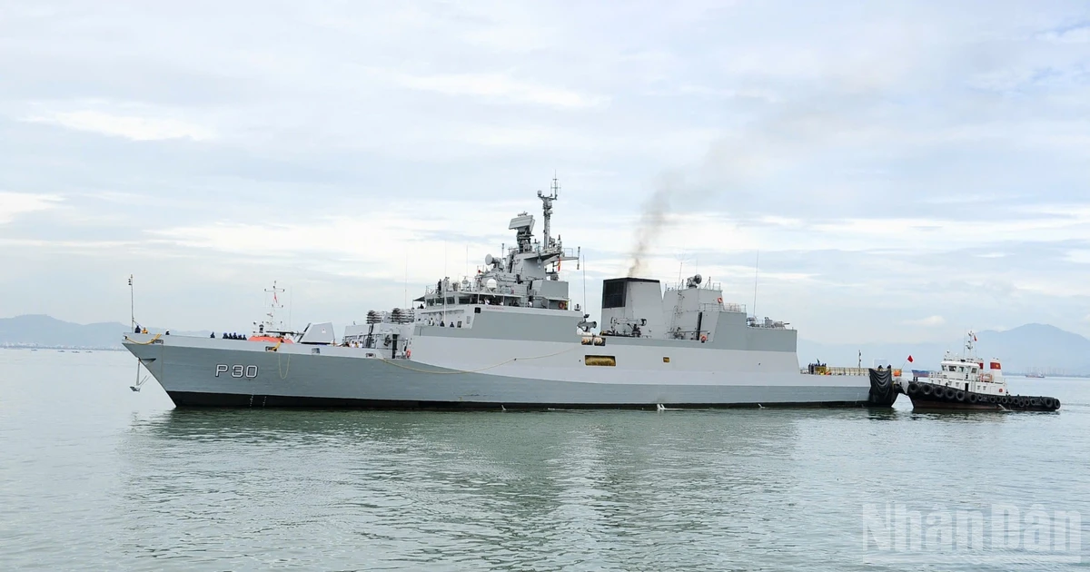 Flotilla de la Armada india realiza visita amistosa a Da Nang