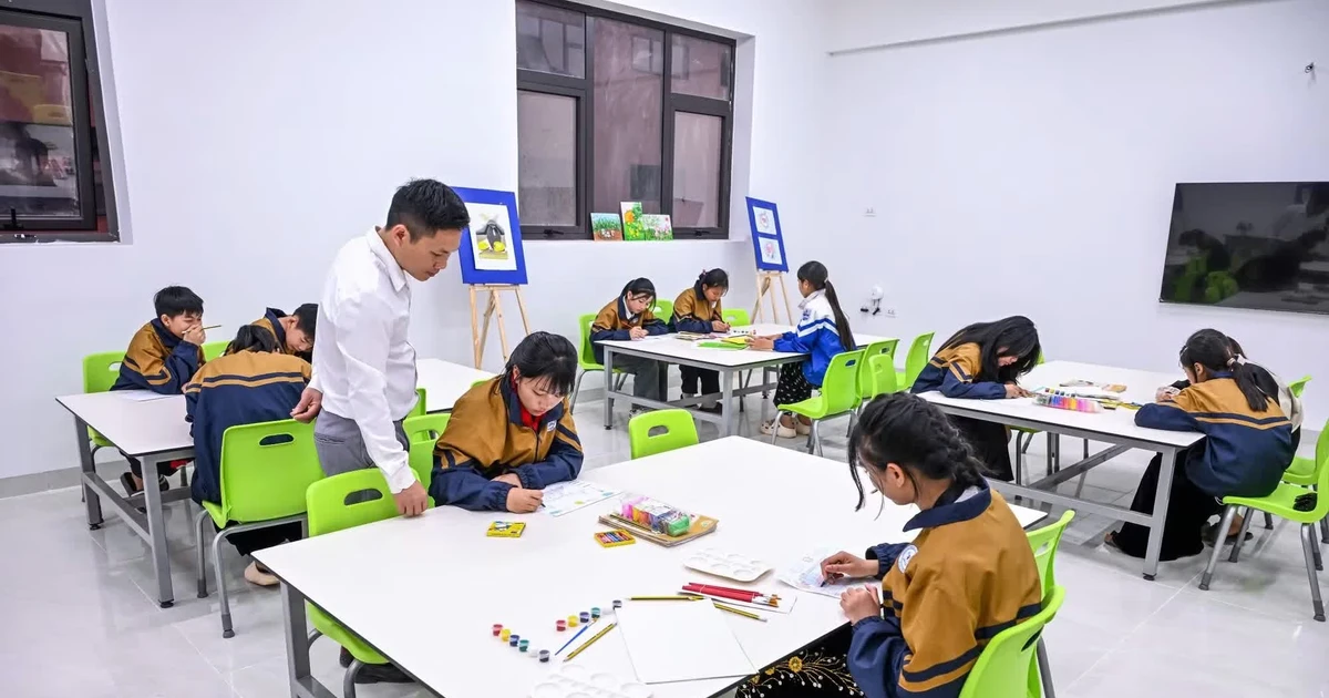 Nỗ lực hoàn thành trường nội trú liên cấp tại xã biên giới đúng tiến độ để đón năm học mới