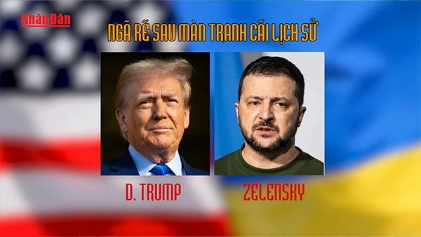 Ngã rẽ sau tranh cãi lịch sử D. Trump - Zelensky: Những hậu quả gì? | Báo Nhân Dân điện tử