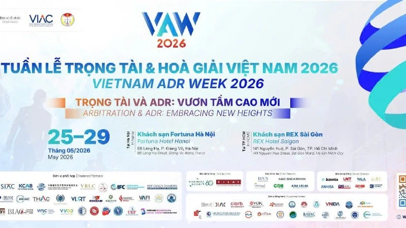 Việt Nam lần đầu tiên tổ chức tuần lễ Trọng tài và hòa giải