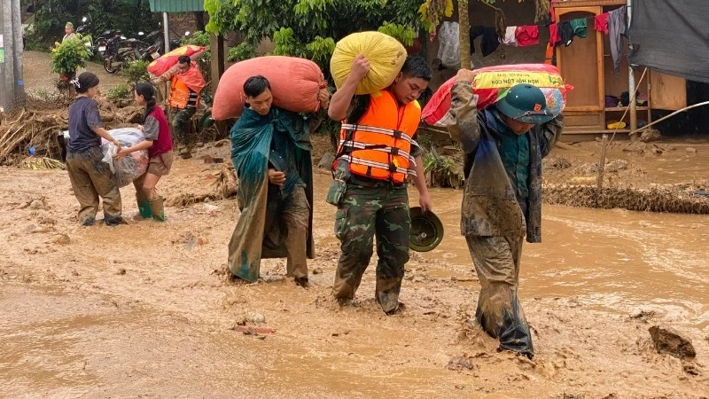 Lai Châu tập trung khắc phục hậu quả mưa lũ
