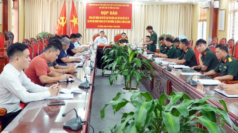 Lai Châu: Hoàn thành khai quật, quy tập hài cốt 47 liệt sĩ tại Bình Lư