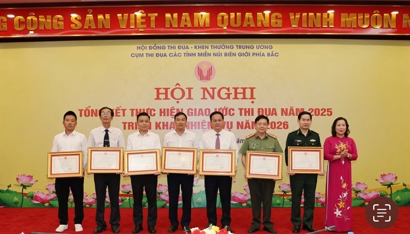 Điện Biên đứng đầu cụm thi đua các tỉnh miền núi biên giới phía Bắc
