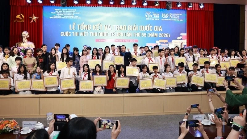Trao giải cuộc thi Viết thư quốc tế UPU lần thứ 55
