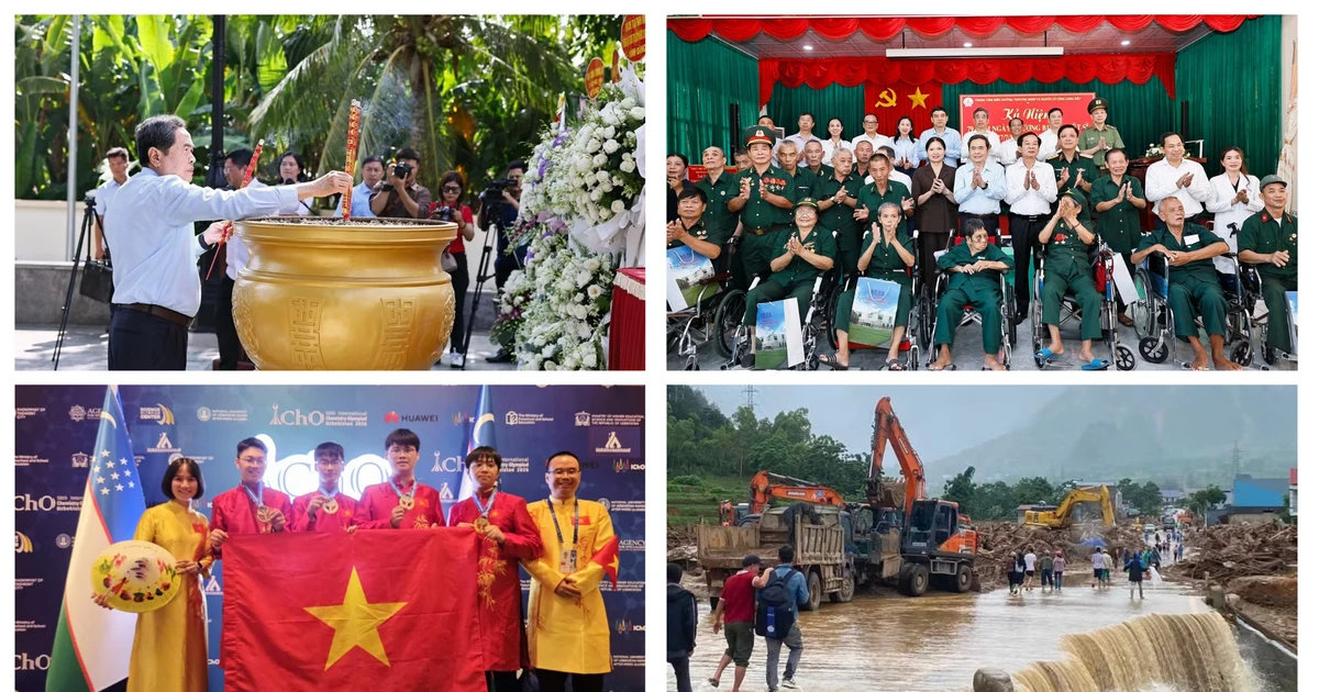 Tin nổi bật ngày 19/7: Chủ tịch Quốc hội Trần Thanh Mẫn viếng Anh hùng liệt sĩ Võ Thị Sáu, thăm Bà mẹ Việt Nam Anh hùng; Thông xe trên Quốc lộ 32