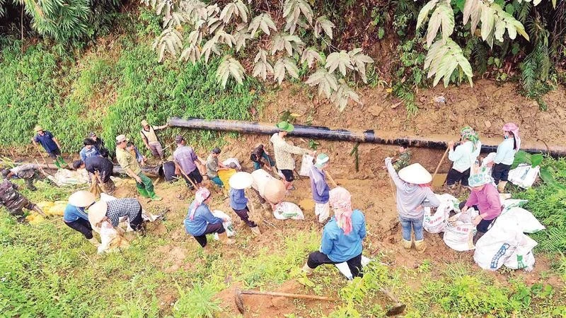 Chủ động dẫn nước chống hạn, phục vụ sản xuất nông nghiệp