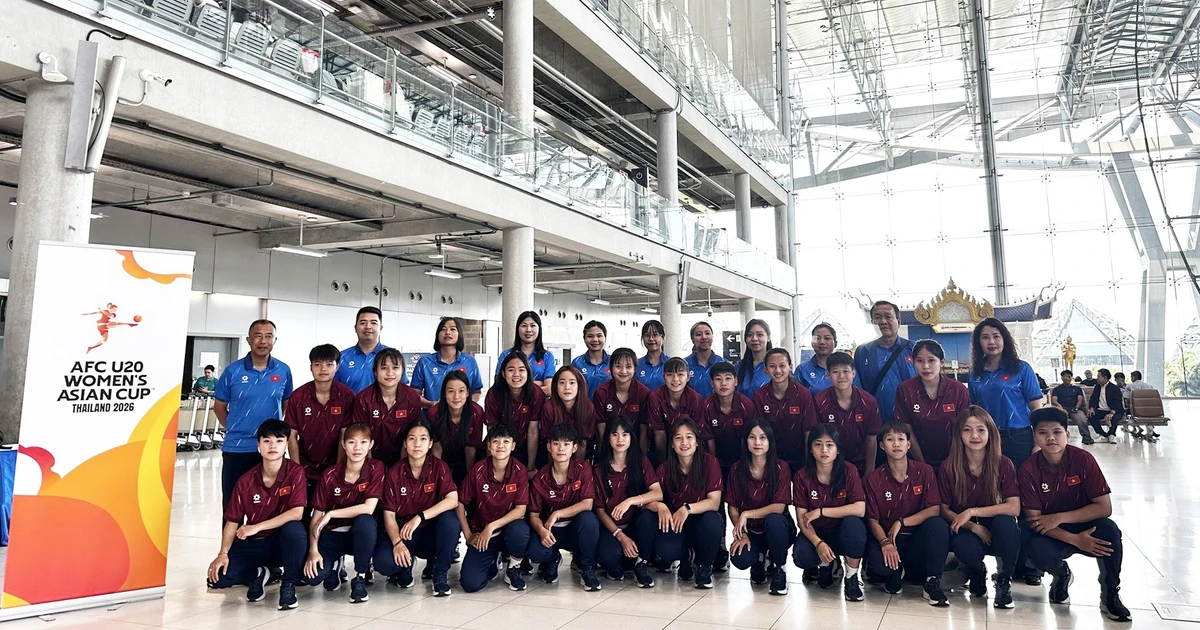U20 nữ Việt Nam tới Bangkok, sẵn sàng bước vào Vòng chung kết châu Á