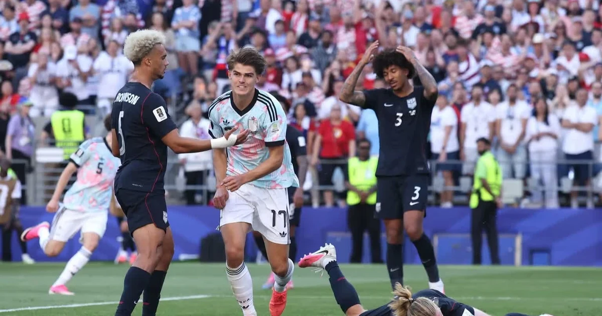 Bỉ thắng đậm Mỹ để vào tứ kết World Cup 2026