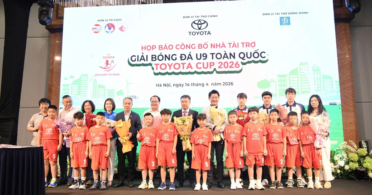 35 đội tranh tài tại Giải bóng đá U9 toàn quốc Toyota Cup 2026