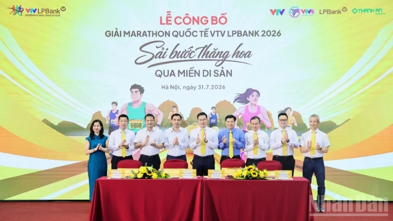 Giải Marathon quốc tế VTV LPBank 2026 diễn ra tại Khu bảo tồn thiên nhiên đất ngập nước Vân Long