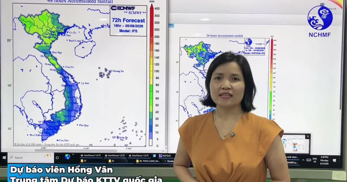 [Video] Bắc Bộ và Bắc Trung Bộ sắp đón đợt mưa lớn, cảnh báo lũ quét và sạt lở đất