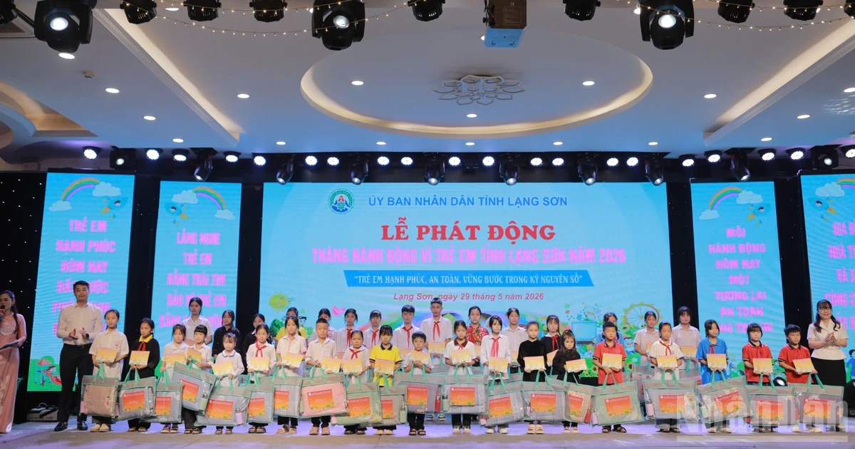 Tỉnh Lạng Sơn phát động Tháng hành động vì trẻ em năm 2026