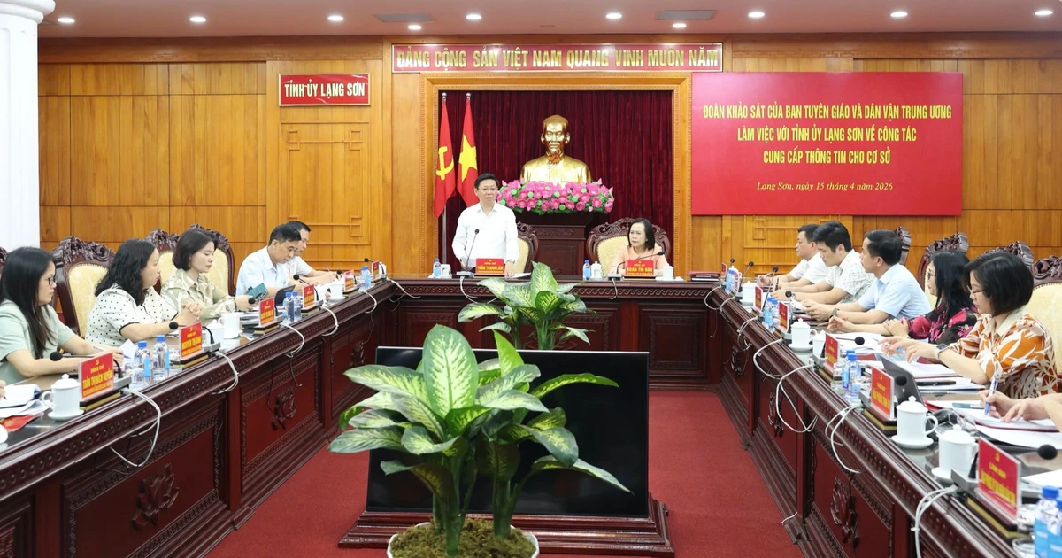Nâng cao hiệu quả công tác cung cấp thông tin ở cơ sở